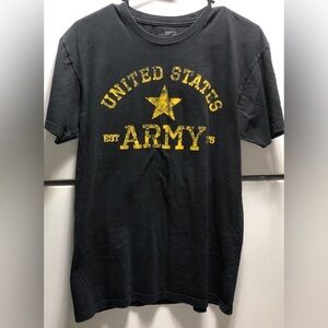 🪺Grunt Style US Army Black Cotton T-shirt